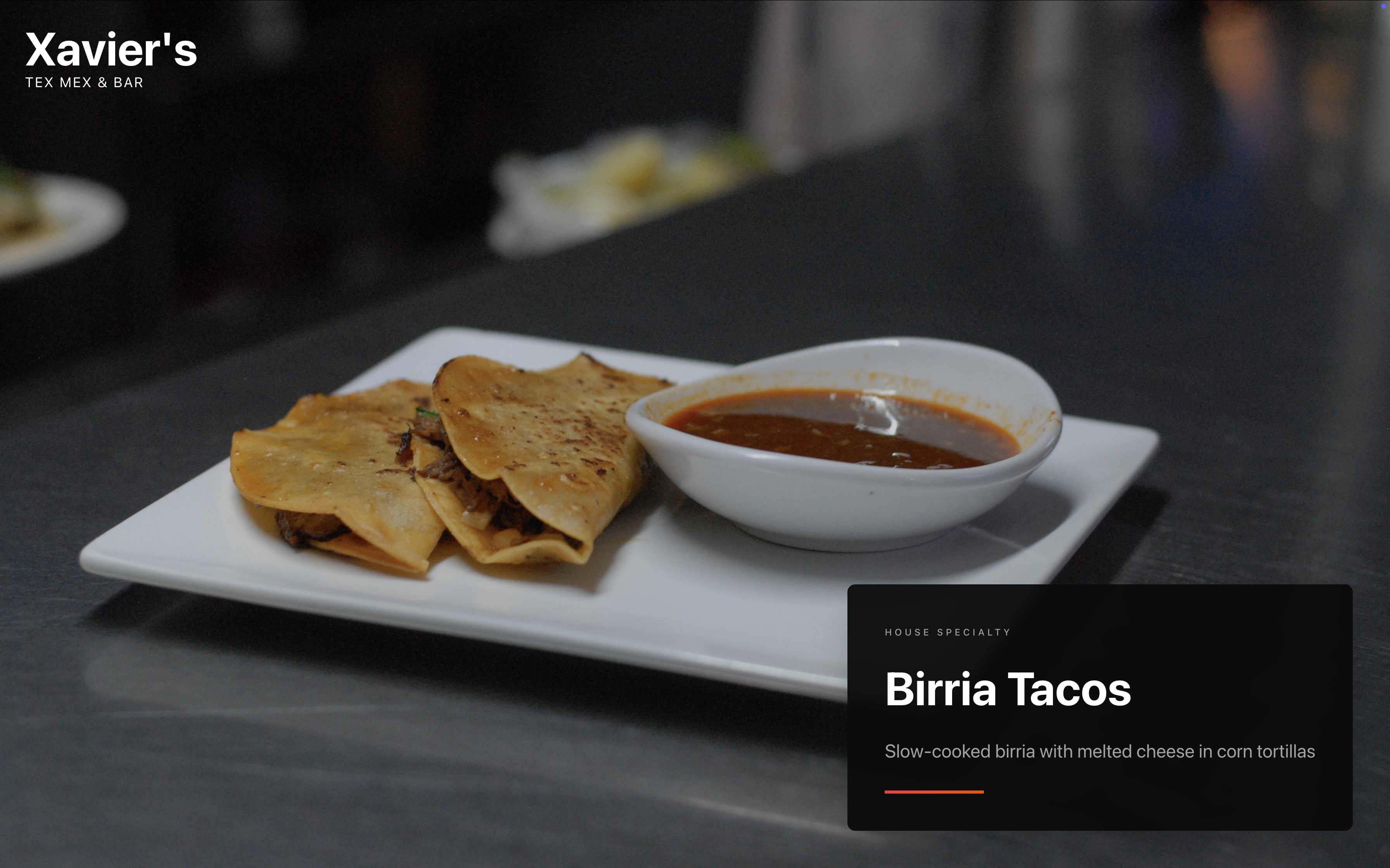 Birria tacos with consomé